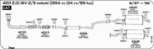 Sigam 065001 - Guarnizione, Tubo gas scarico www.autoricambit.com