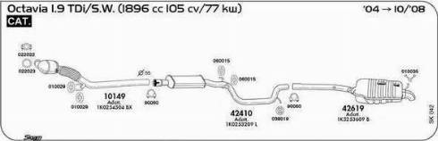 Sigam 060015 - Supporto, Imp. gas scarico www.autoricambit.com