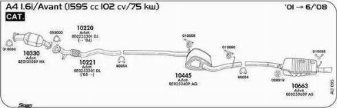 Sigam 010034 - Supporto, Imp. gas scarico www.autoricambit.com