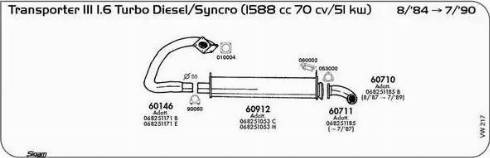 Sigam 010004 - Guarnizione, Tubo gas scarico www.autoricambit.com