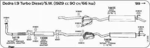 Sigam 018041 - Guarnizione, Tubo gas scarico www.autoricambit.com