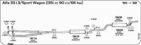 Sigam 018004 - Guarnizione, Tubo gas scarico www.autoricambit.com