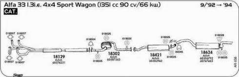 Sigam 018004 - Guarnizione, Tubo gas scarico www.autoricambit.com