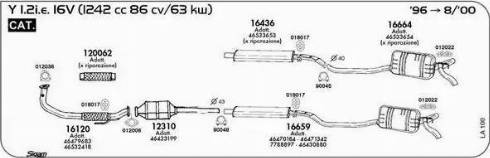 Sigam 012036 - Guarnizione, Tubo gas scarico www.autoricambit.com