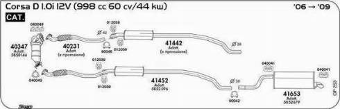 Sigam 040041 - Supporto, Imp. gas scarico www.autoricambit.com