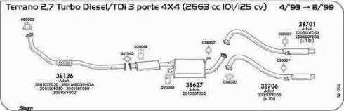 Sigam 038007 - Supporto, Imp. gas scarico www.autoricambit.com