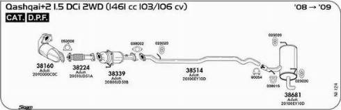 Sigam 038002 - Guarnizione, Tubo gas scarico www.autoricambit.com