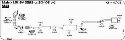 Sigam 024001 - Guarnizione, Tubo gas scarico www.autoricambit.com