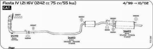 Sigam 025071 - Guarnizione, Tubo gas scarico www.autoricambit.com