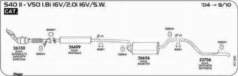 Sigam 025041 - Supporto, Imp. gas scarico www.autoricambit.com