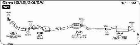 Sigam 025016 - Guarnizione, Tubo gas scarico www.autoricambit.com