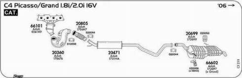 Sigam 020019 - Connettore tubi, Imp. gas scarico www.autoricambit.com