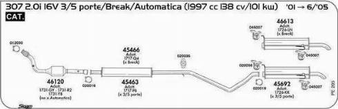 Sigam 020036 - Supporto, Imp. gas scarico www.autoricambit.com