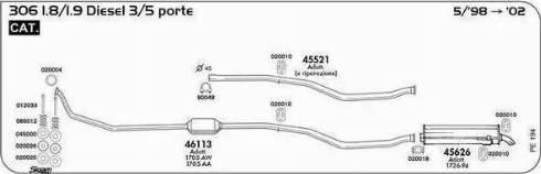 Sigam 45521 - Tubo gas scarico www.autoricambit.com