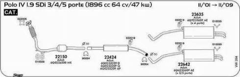 Sigam 022006 - Guarnizione, Tubo gas scarico www.autoricambit.com