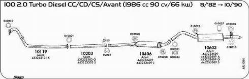 Sigam 040042 - Guarnizione, Tubo gas scarico www.autoricambit.com