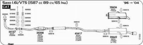 Sigam 20167 - Tubo gas scarico www.autoricambit.com