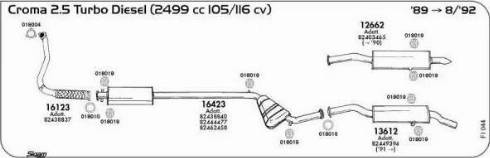 Sigam 018004 - Guarnizione, Tubo gas scarico www.autoricambit.com