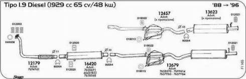 Sigam 012020 - Supporto, Imp. gas scarico www.autoricambit.com