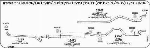 Sigam 025011 - Guarnizione, Tubo gas scarico www.autoricambit.com