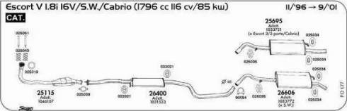 Sigam 025034 - Supporto, Imp. gas scarico www.autoricambit.com