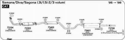 Sigam 012034 - Connettore tubi, Imp. gas scarico www.autoricambit.com