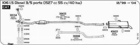 Sigam 020002 - Guarnizione, Tubo gas scarico www.autoricambit.com