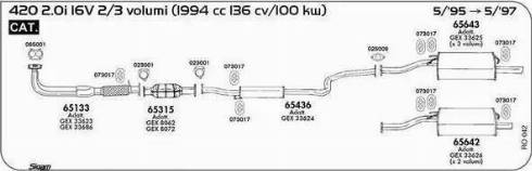 Sigam 065001 - Guarnizione, Tubo gas scarico www.autoricambit.com