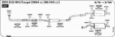 Sigam 065001 - Guarnizione, Tubo gas scarico www.autoricambit.com