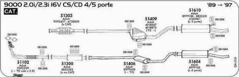 Sigam 021002 - Guarnizione, Tubo gas scarico www.autoricambit.com