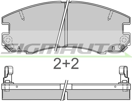 BOSCH BP107 - Kit pastiglie freno, Freno a disco www.autoricambit.com