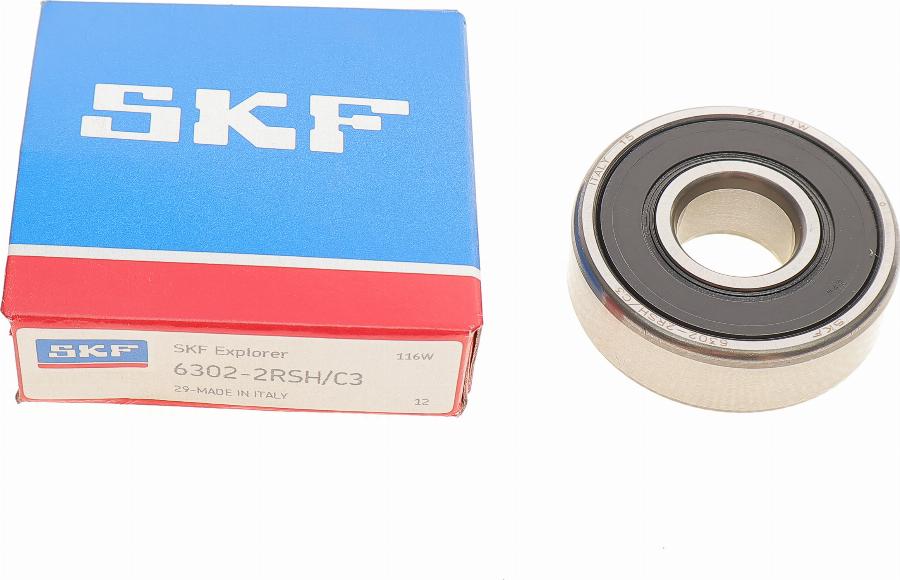 SKF 63022RSH/C3 - Puleggia cinghia, Alternatore www.autoricambit.com