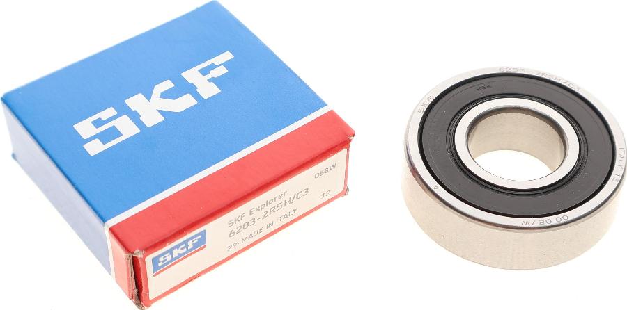 SKF 6203-2RSH/C3 - Kit cuscinetto ruota www.autoricambit.com