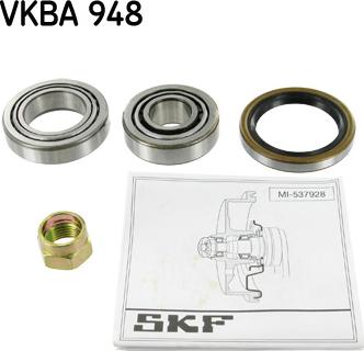 SKF VKBA 948 - Kit cuscinetto ruota www.autoricambit.com