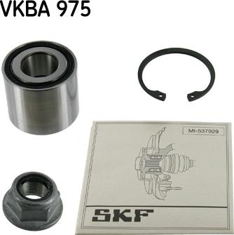 SKF VKBA 975 - Kit cuscinetto ruota www.autoricambit.com