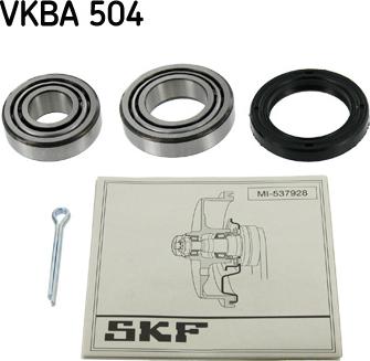 SKF VKBA 504 - Kit cuscinetto ruota www.autoricambit.com