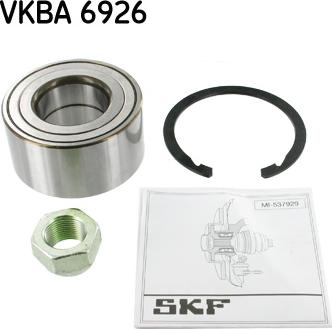 SKF VKBA 6926 - Kit cuscinetto ruota www.autoricambit.com