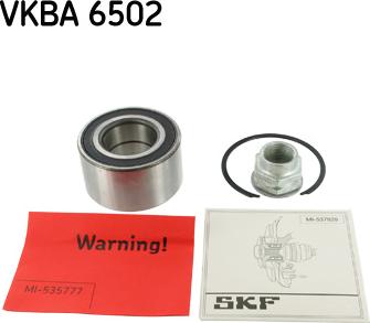 SKF VKBA 6502 - Kit cuscinetto ruota www.autoricambit.com