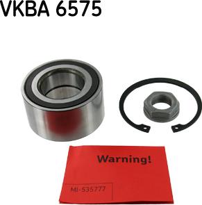 SKF VKBA 6575 - Kit cuscinetto ruota www.autoricambit.com