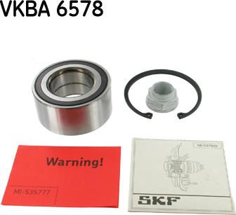 SKF VKBA 6578 - Kit cuscinetto ruota www.autoricambit.com