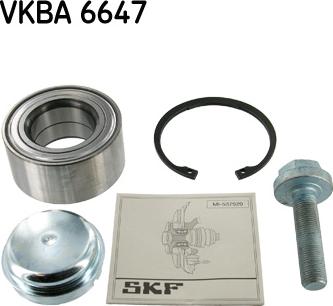 SKF VKBA 6647 - Kit cuscinetto ruota www.autoricambit.com