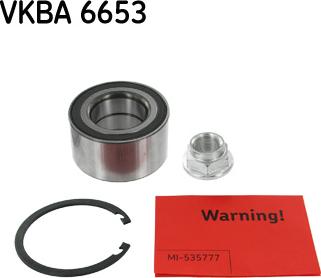 SKF VKBA 6653 - Kit cuscinetto ruota www.autoricambit.com
