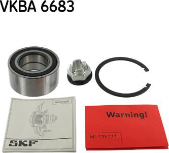 SKF VKBA 6683 - Kit cuscinetto ruota www.autoricambit.com