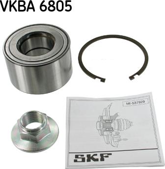 SKF VKBA 6805 - Kit cuscinetto ruota www.autoricambit.com