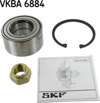 SKF VKBA 6884 - Kit cuscinetto ruota www.autoricambit.com