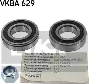 SKF VKBA 629 - Kit cuscinetto ruota www.autoricambit.com