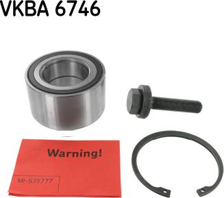 SKF VKBA 6746 - Kit cuscinetto ruota www.autoricambit.com