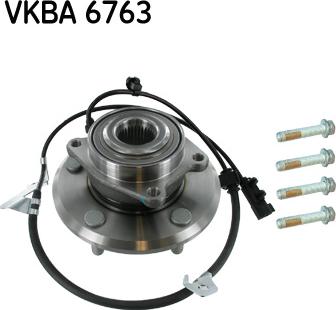 SKF VKBA 6763 - Kit cuscinetto ruota www.autoricambit.com