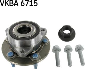 SKF VKBA 6715 - Kit cuscinetto ruota www.autoricambit.com