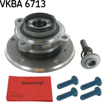 SKF VKBA 6713 - Kit cuscinetto ruota www.autoricambit.com